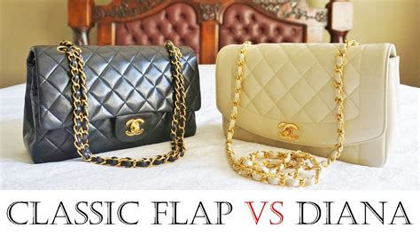 chanel diana flap|chanel single flap vs double.